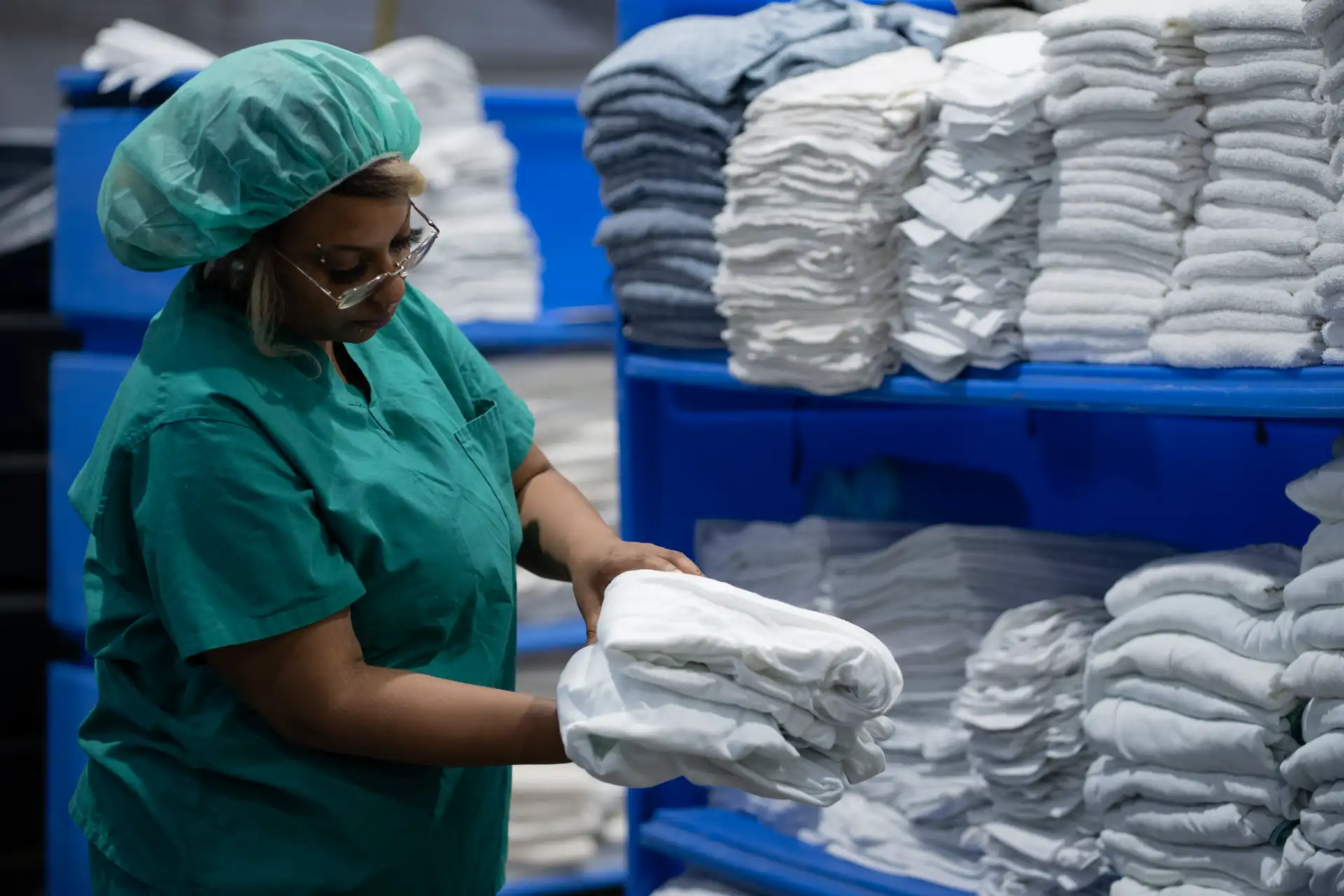 Healthcare Onsite Linen Distribution | EverGreen Linen Solutions